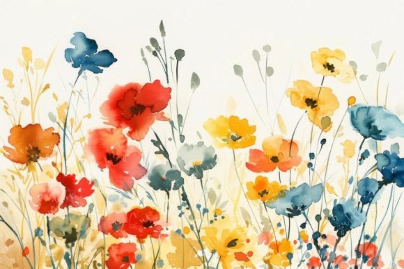 Download Watercolor Floral Artwork - Floral artwork Collection