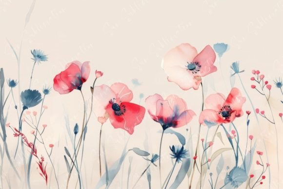 Download Watercolor Floral Artwork - Floral artwork Collection