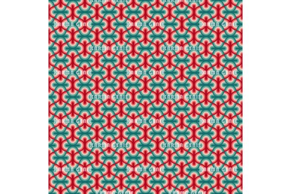 Download Retro 1970s Red &amp; Green Pattern - Premium Resources