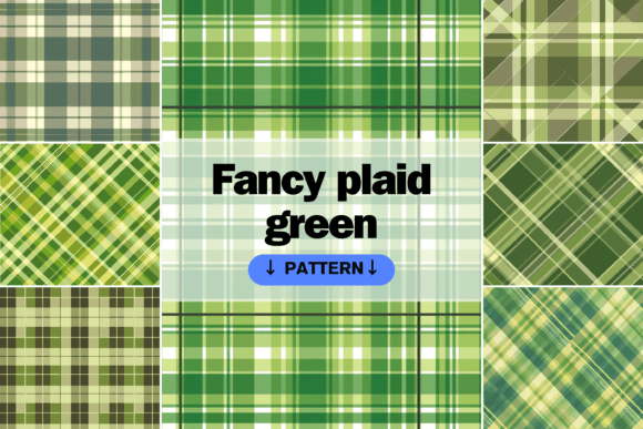 Download Fancy Plaid Green Pattern - Premium Resources