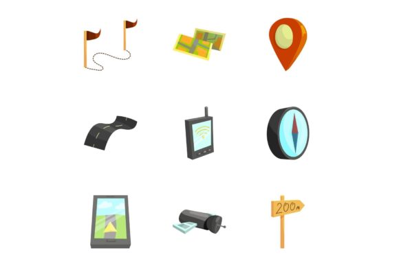 Download Cartography and Geography Tools Icons - Cartography Collection